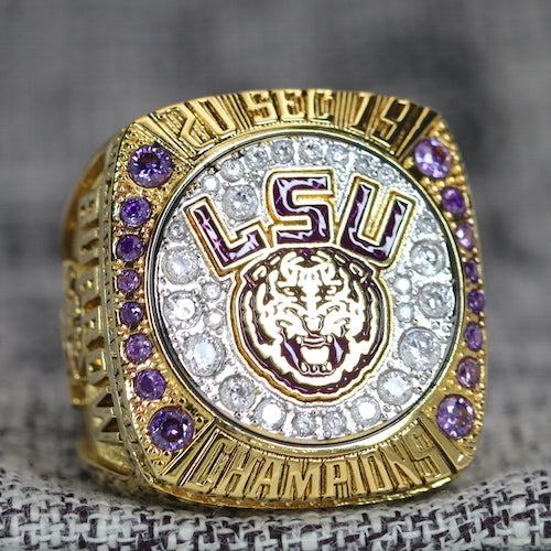 Louisiana State University (LSU) College Football SEC Championship Ring (2019) - Premium Series