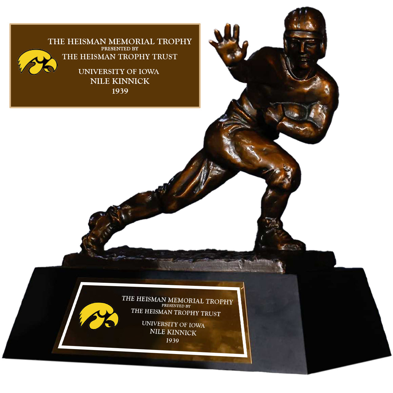 Lowa 1939 Nile Kinnick NCAA Heisman Trophy