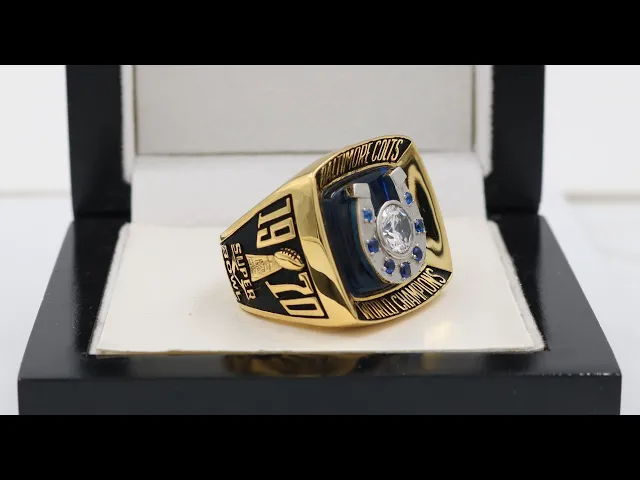 Premium Series-1970 Baltimore Colts Super Bowl Ring