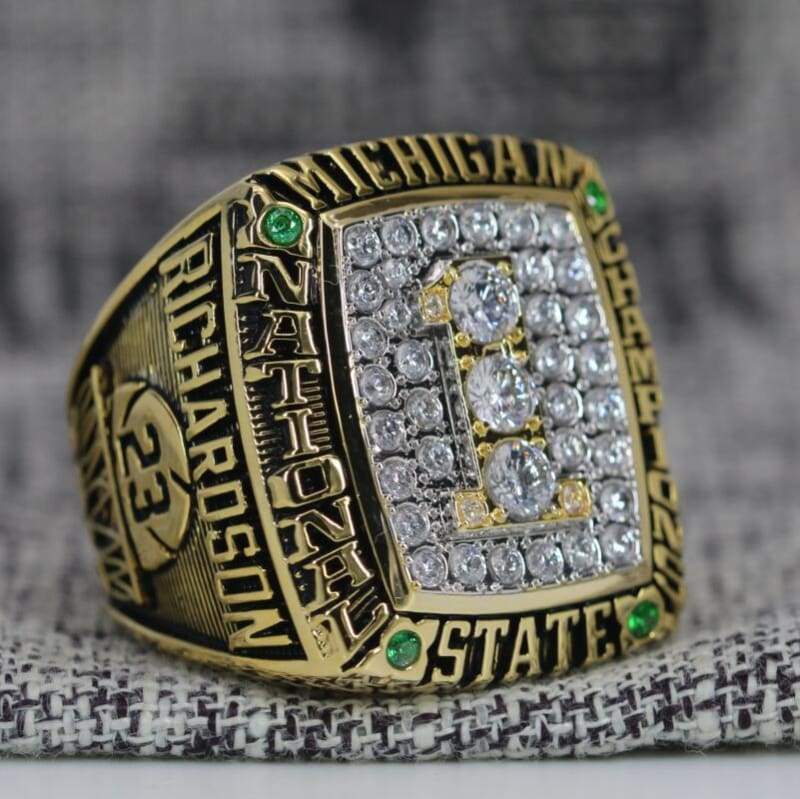 Michigan State Spartans College Basketball National Championship Ring (2000) - Premium Series