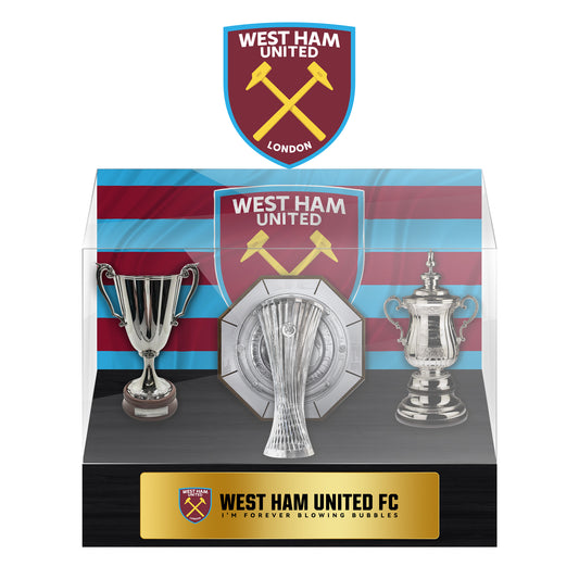 West Ham United Football Championship Trophy Display Case