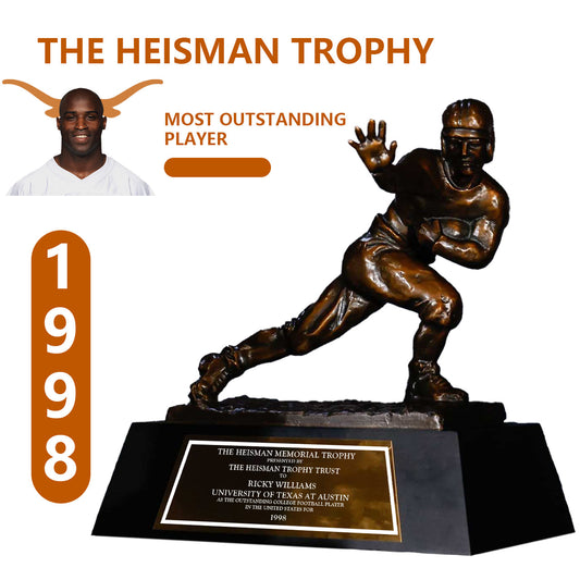 1998 Texas Longhorns Errick Lynne Williams Jr NCAA Heisman Trophy