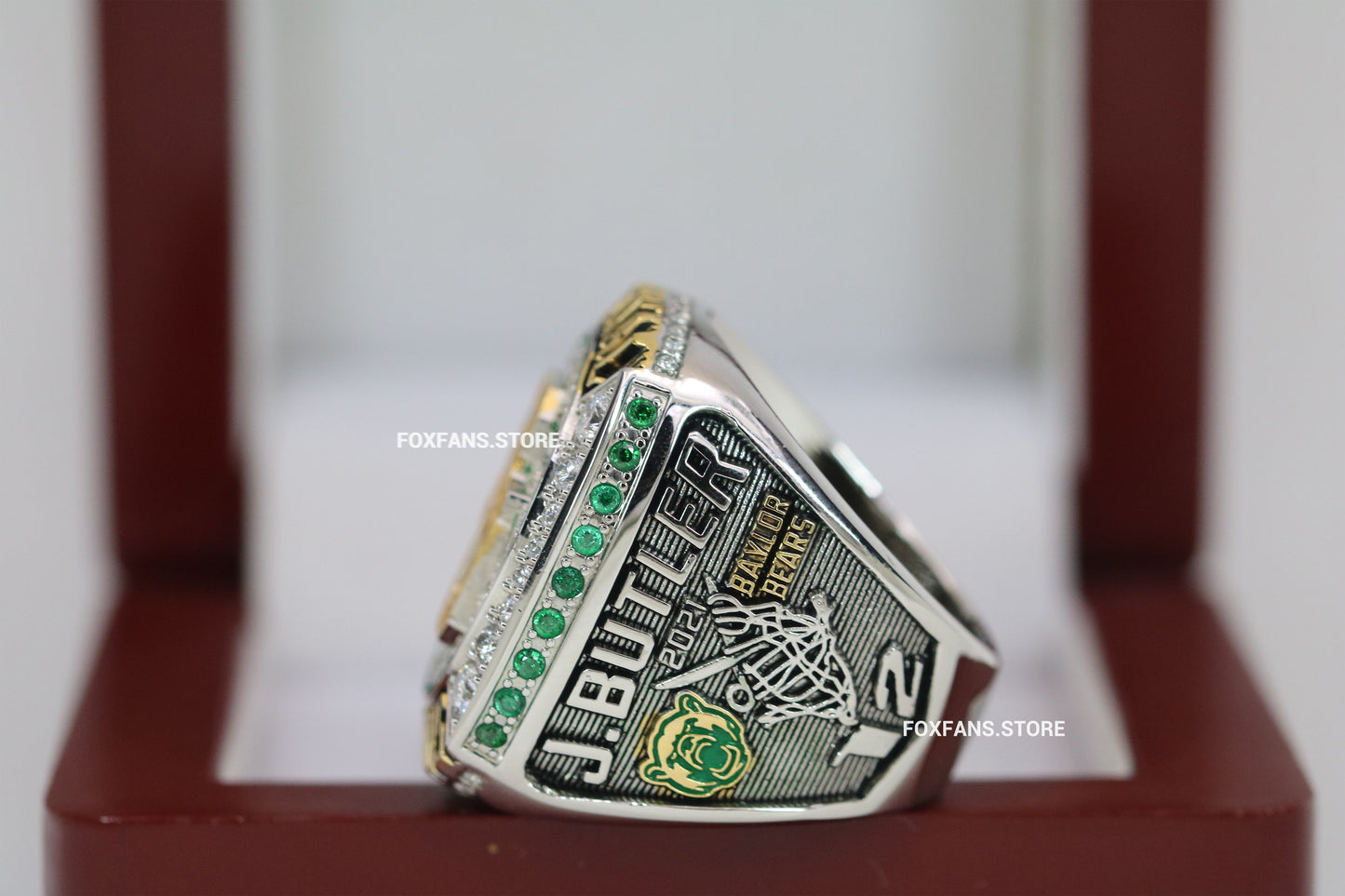 2021 Baylor Bear Basketball Colleague Championship Ring Fans Edition - Premium Series