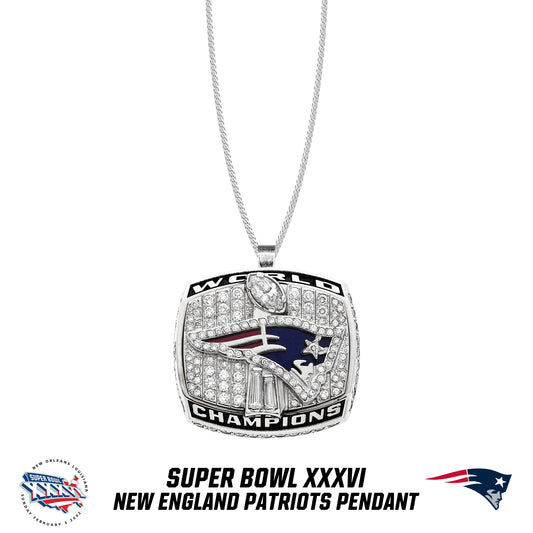 2001 season New England Patriots Super Bowl XXXVI Pendant
