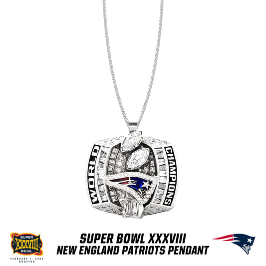 2003 season New England Patriots Super Bowl XXXVIII Pendant