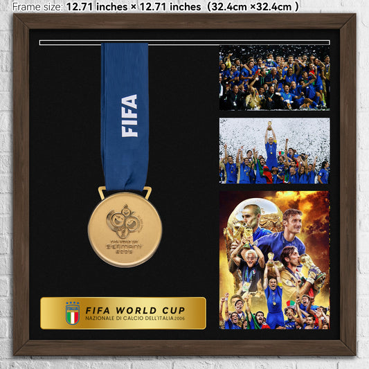 2006 Italy FIFA World Cup  Football Medal Frame