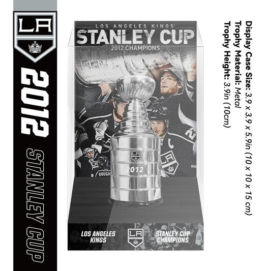 2012 Los Angeles Kings Stanley Cup Final Championship Trophy and Ring Display Case