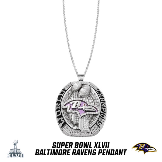 2012 season Baltimore Ravens Super Bowl XLVII Pendant