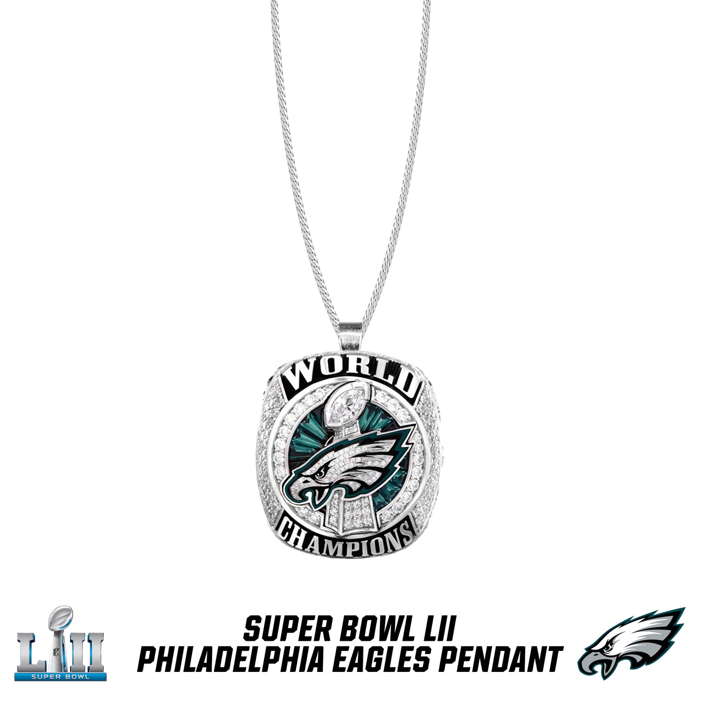2017 season Philadelphia Eagles Super Bowl LII Pendant