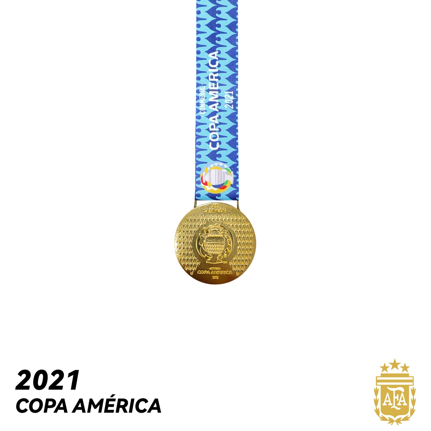 2021 Argentina Copa America CONMEBOL Football Medal Frame