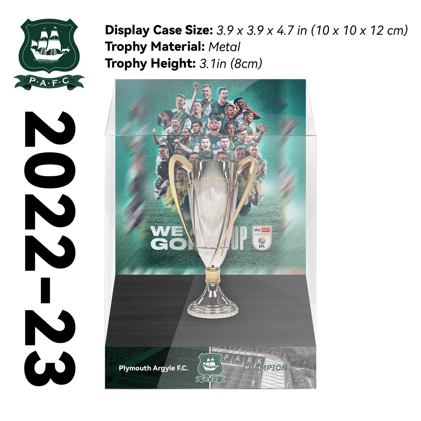 EFL League One Football Trophy Display Case