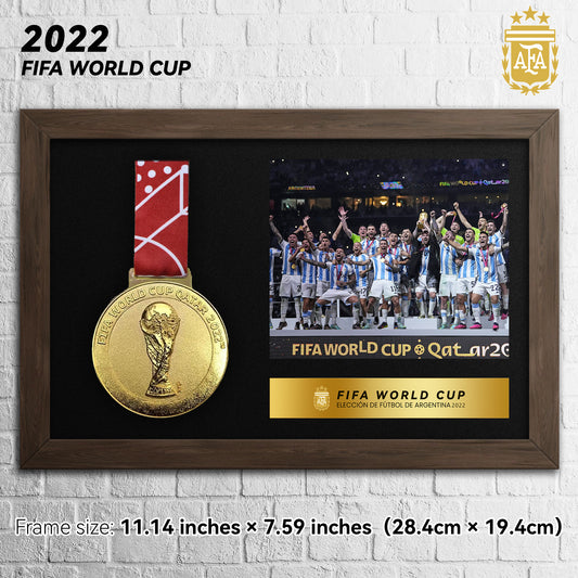 2022 Argentina FIFA World Cup Football Medal Frame