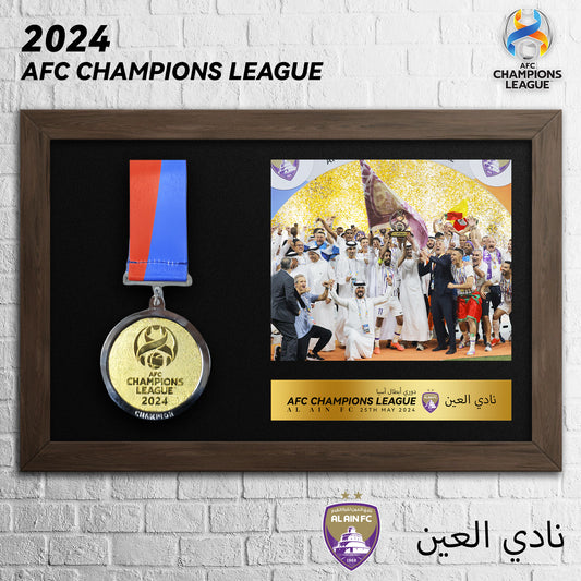 2023-24 Al Ain Football Club AFC Champions League Elite Football Medal Frame