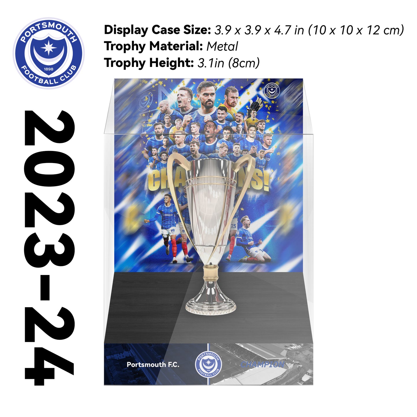 EFL League One Football Trophy Display Case