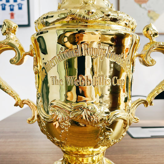 [Metal Version]The Webb Ellis Cup Rugby World Cup Champions Trophy Metal 38cm  Ship On About 4th Nov