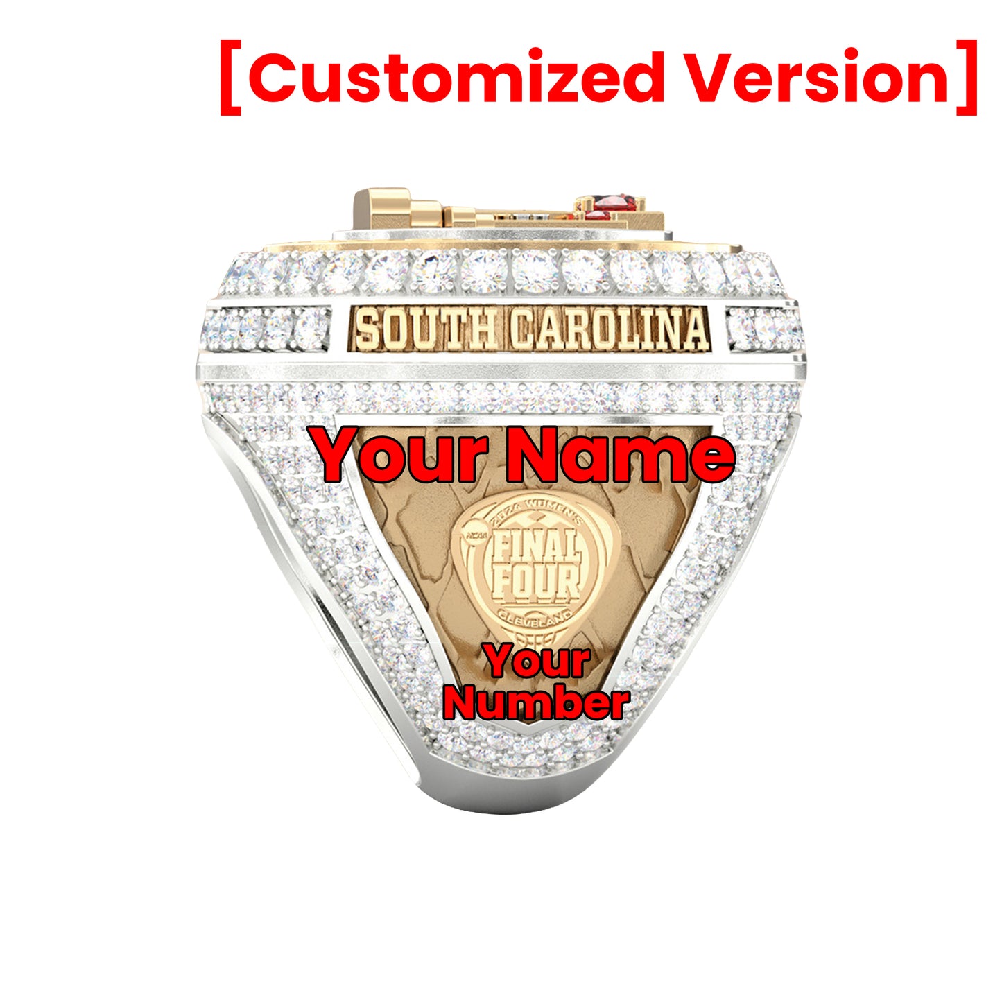 2024 South Carolina Gamecocks Women's Basketball National Championship Ring