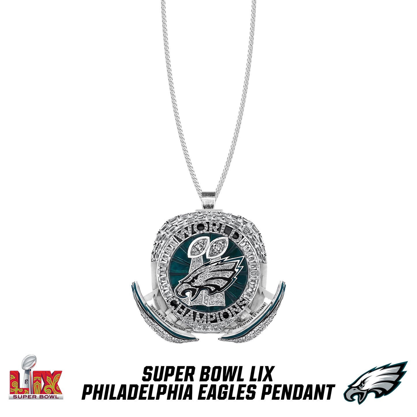 2024 season Philadelphia Eagles Super Bowl LIX Pendant