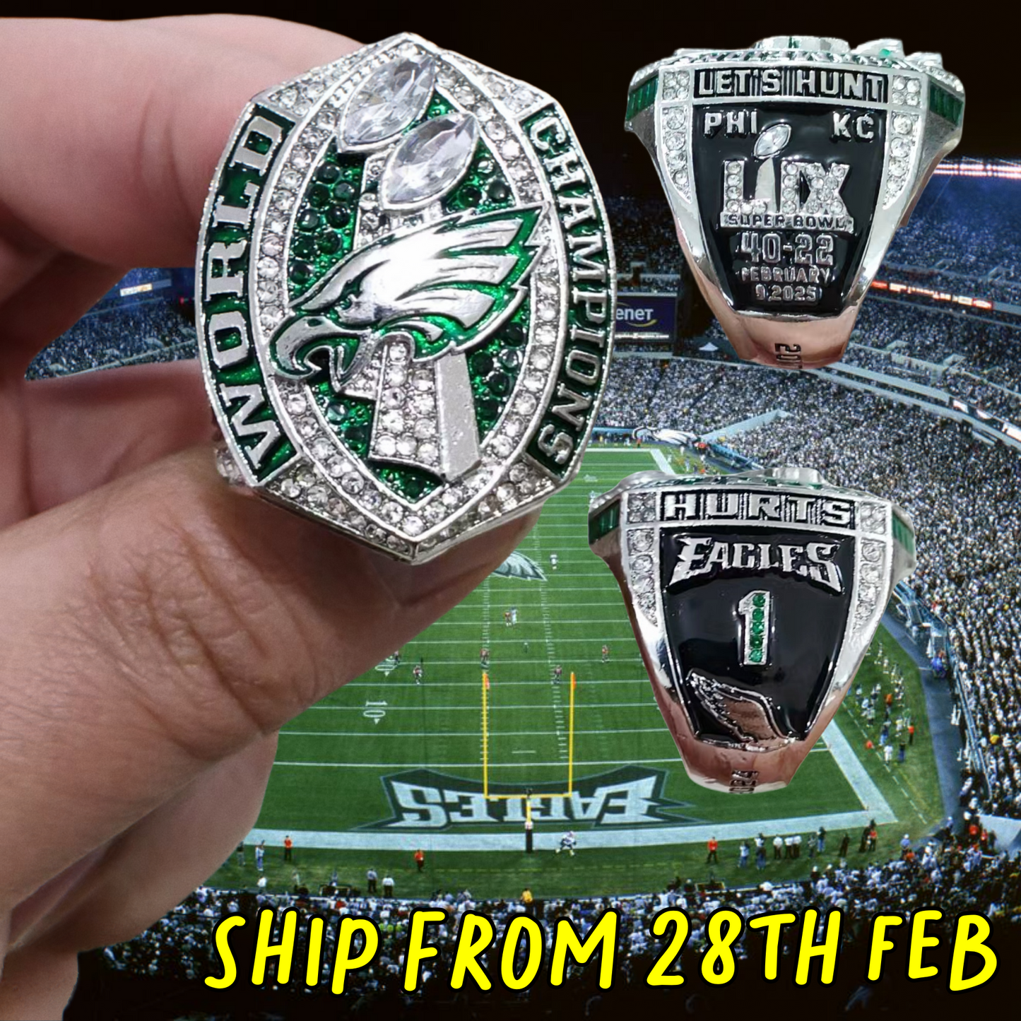 【Advanced Series】Philadelphia Eagles LIX Super Bowl Championship Ring