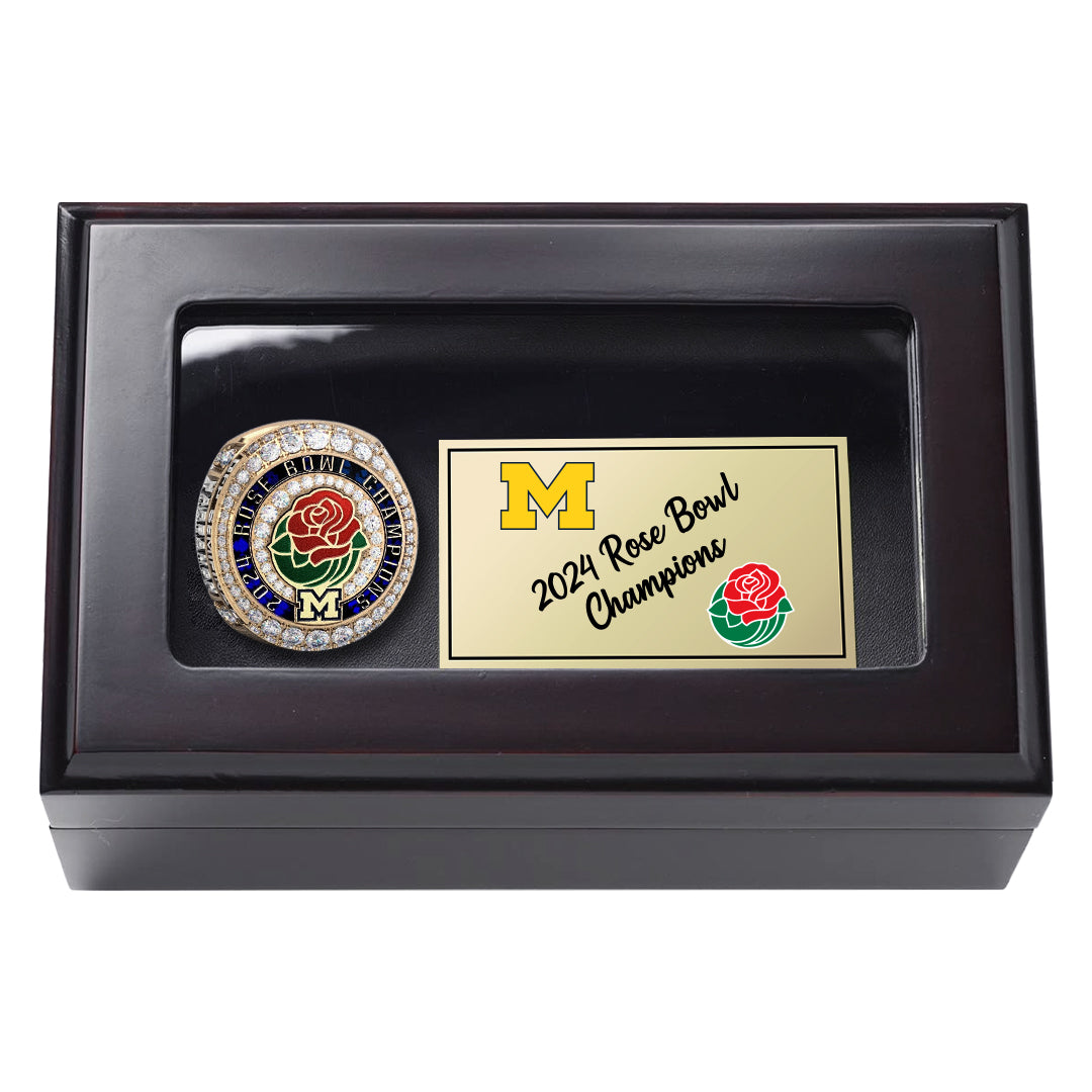 2024 Wolverines Go Blue Rose Bowl  Championship Ring