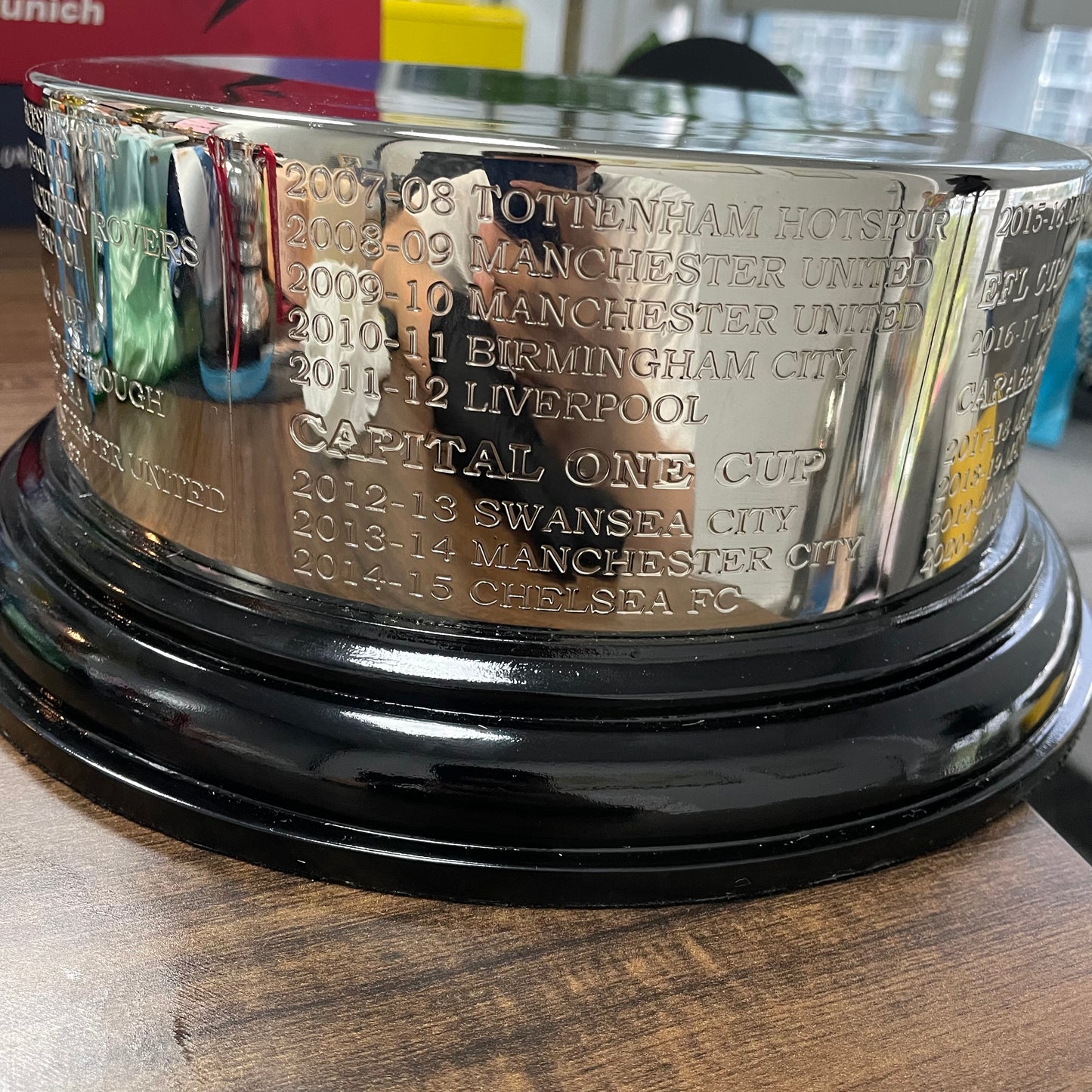 League Cup Carabao Cup Trophy(Only 42cm With 2024-25 Newcastle United  Engraved On the Base) )