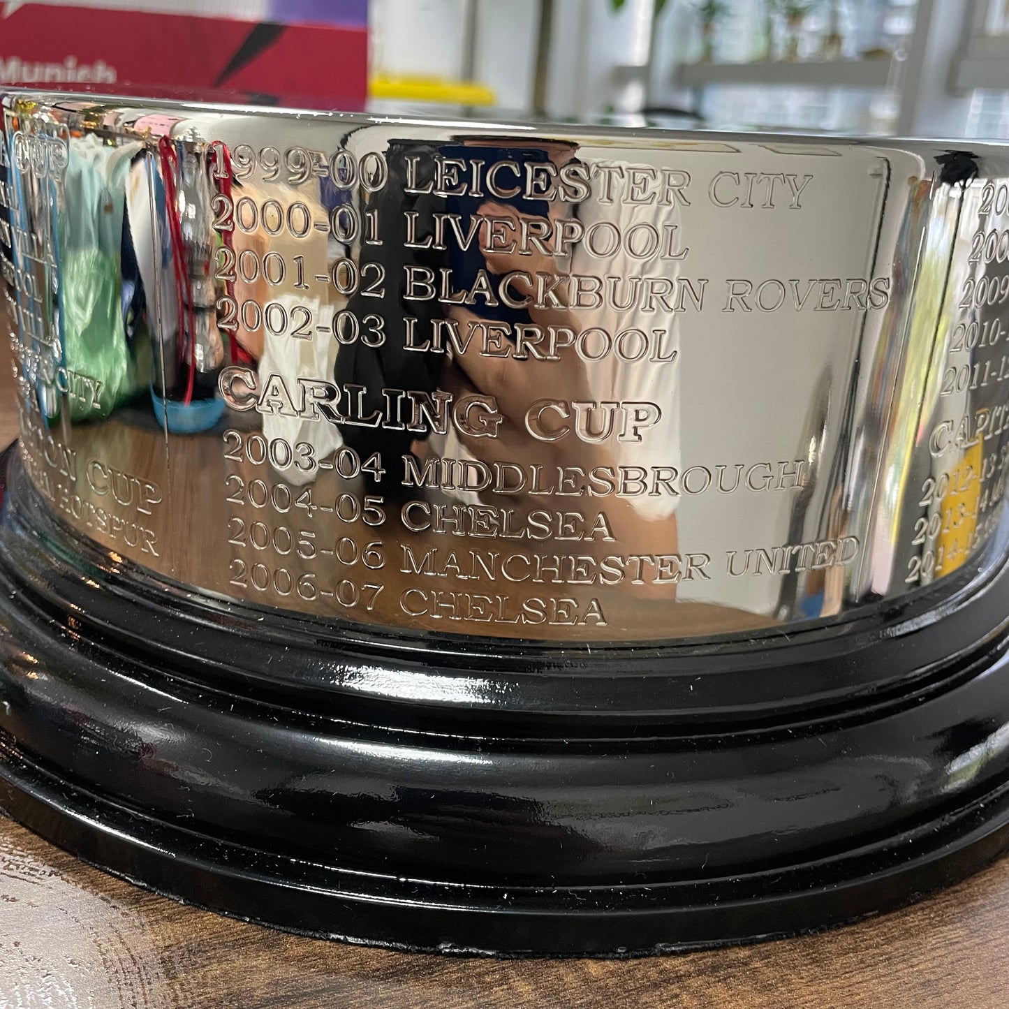League Cup Carabao Cup Trophy(Only 42cm With 2024-25 Newcastle United  Engraved On the Base) )