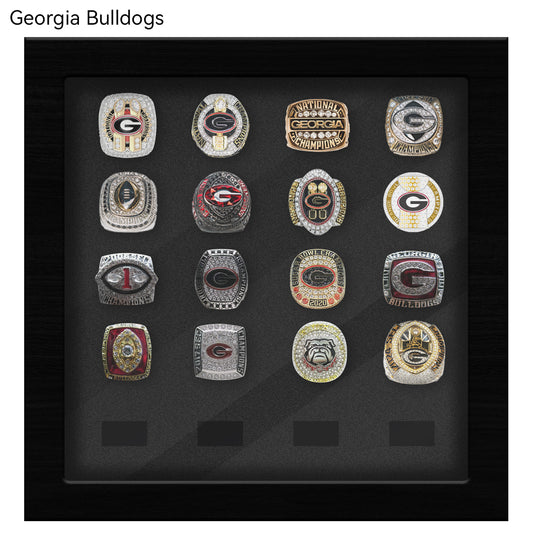 Georgia Bulldogs Championship Rings Collection Box