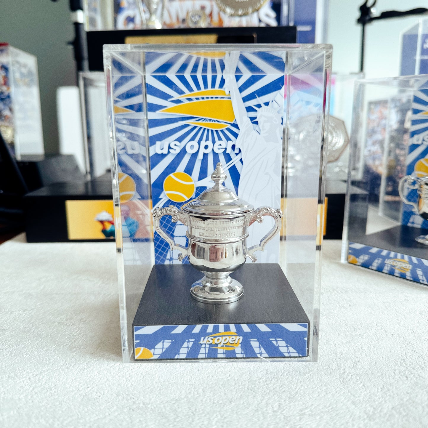 US Open Women’s Singles Championship Tennis Trophy Display Case