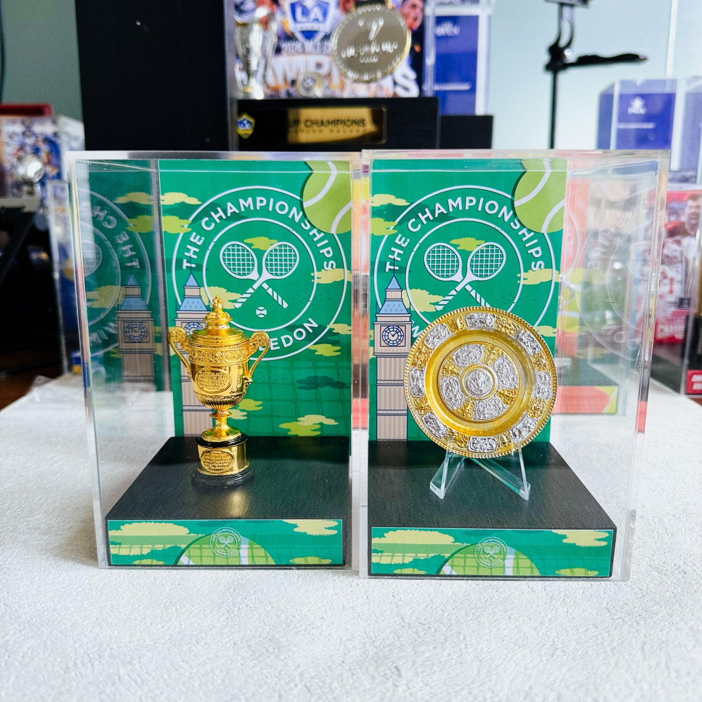 Wimbledon Women's Singles Tennis Trophy Display Case