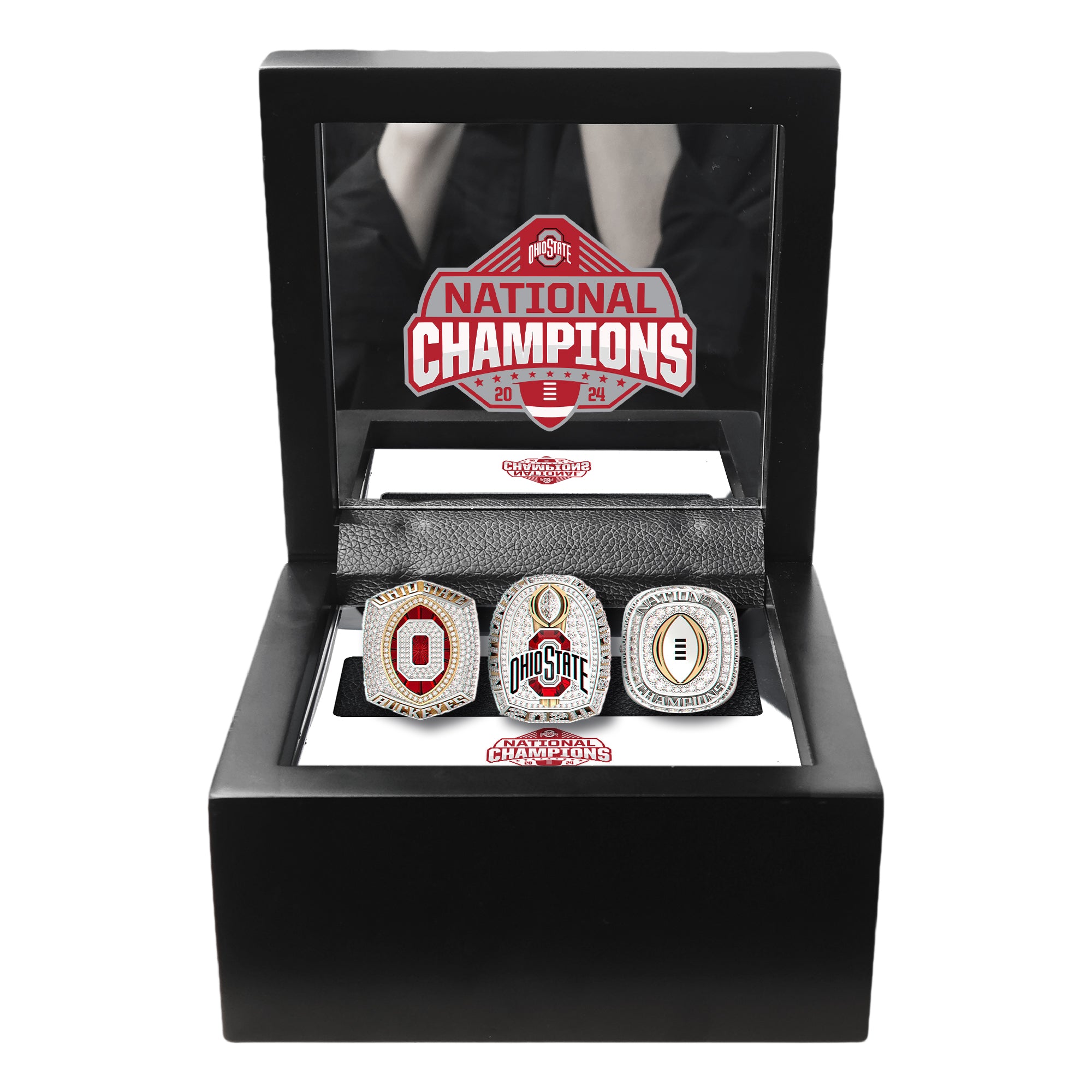 [Official Version]Ohio State Buckeyes 3 Championship Rings Set – Stonesing
