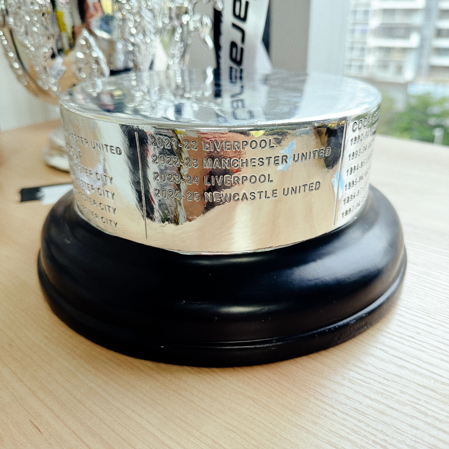League Cup Carabao Cup Trophy(Only 42cm With 2024-25 Newcastle United  Engraved On the Base) )