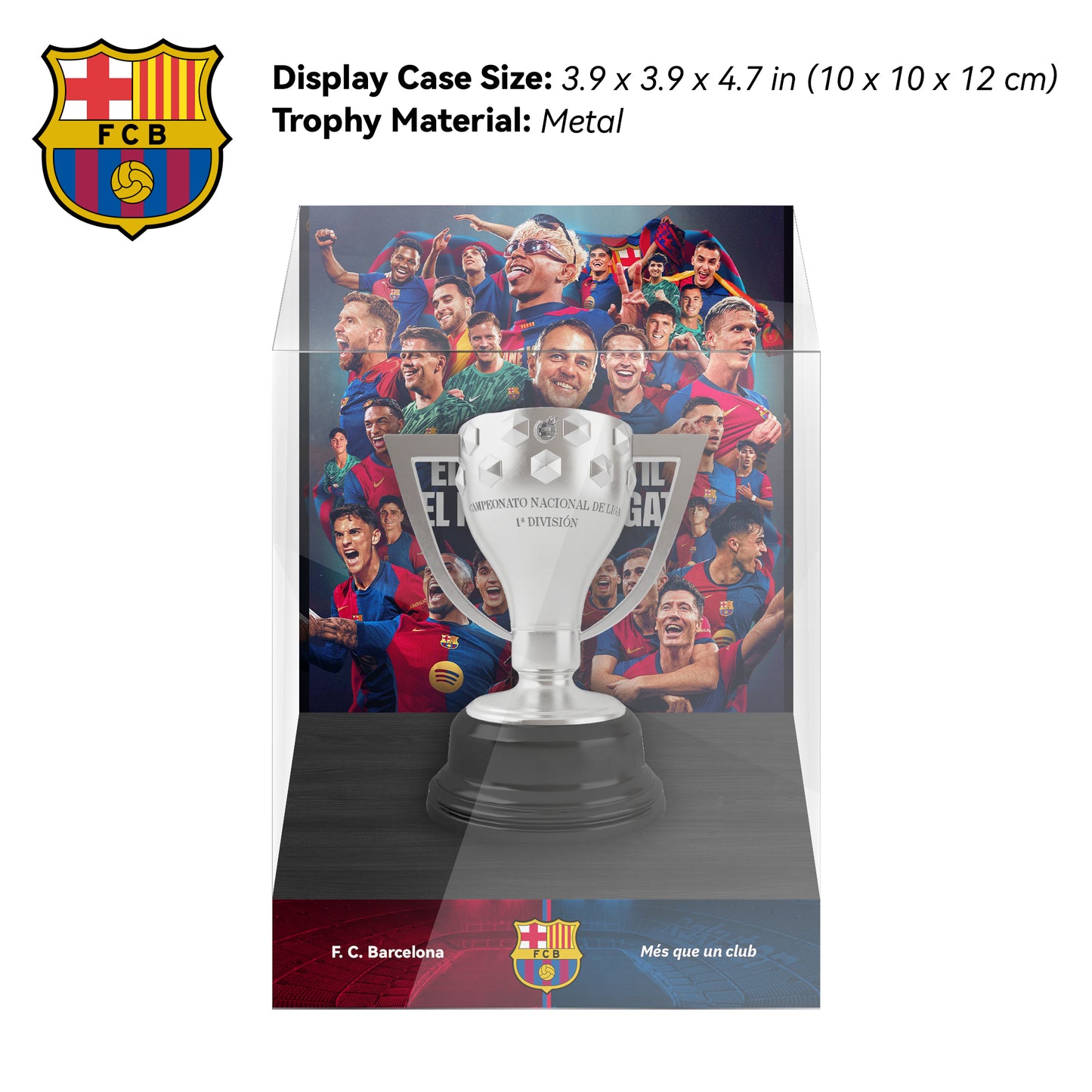 La Liga Championship Trophy Display Case