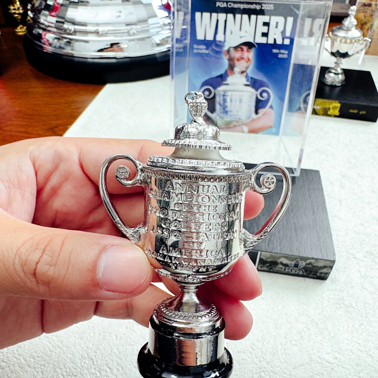 PGA Championship Trophy Display Case