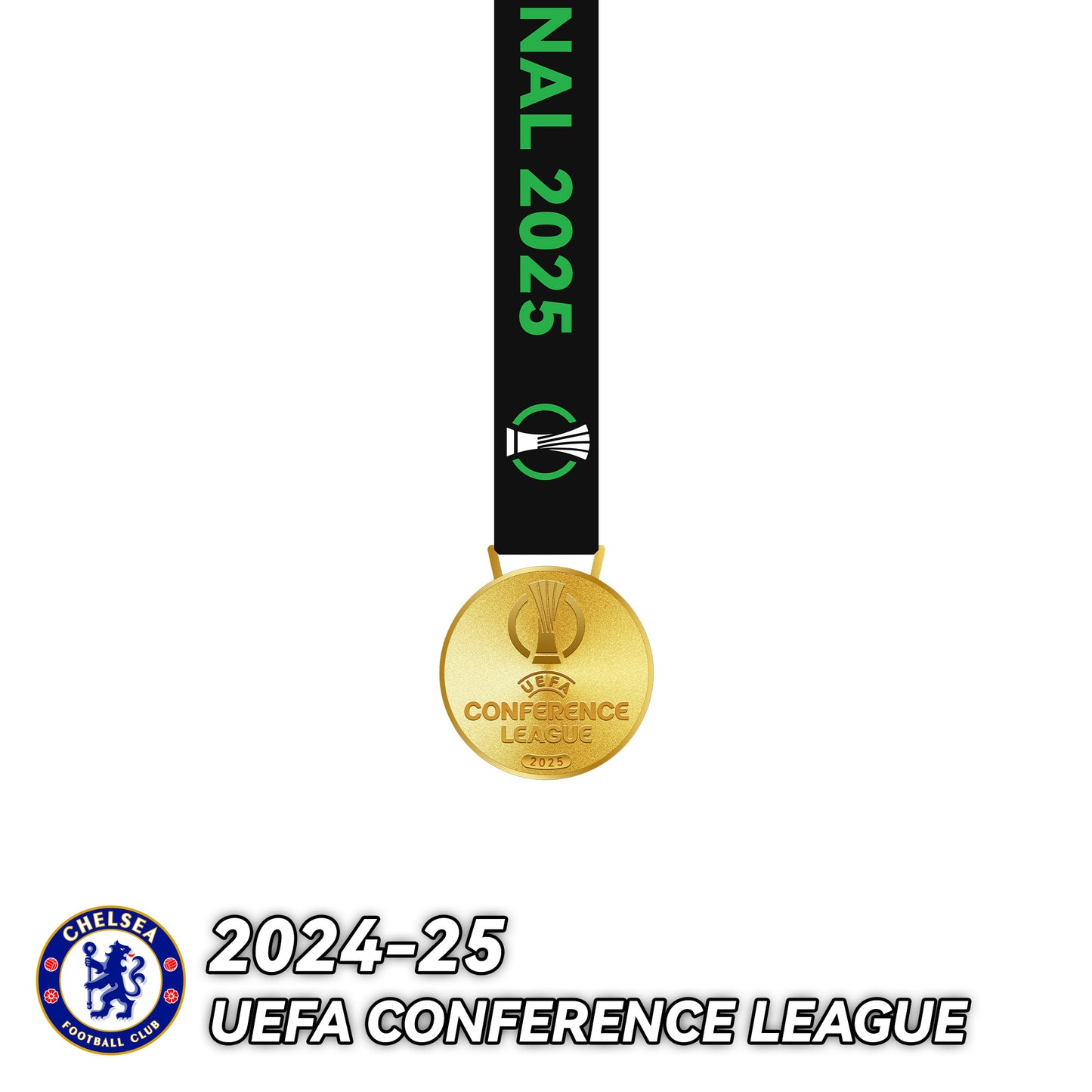 2024-25 Chelsea Europa Conference League Medal Frame