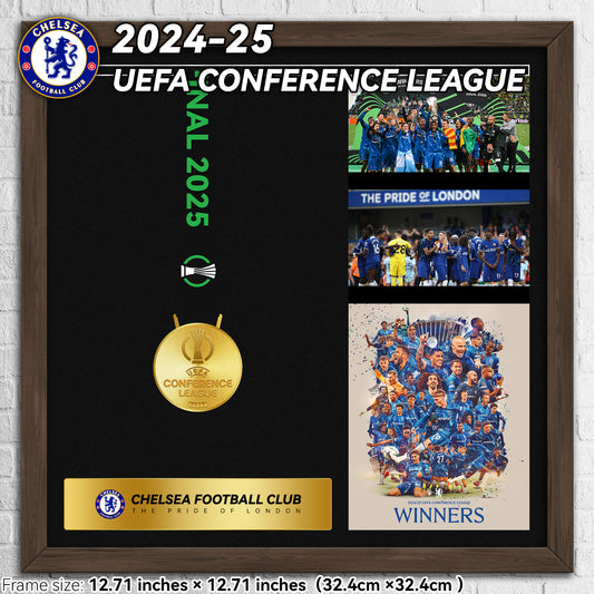2024-25 Chelsea Europa Conference League Medal Frame