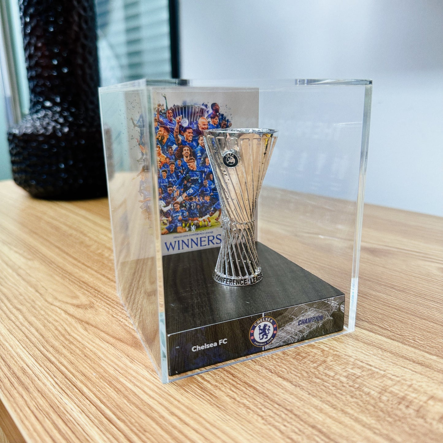 UEFA Conference League Championship Trophy Display Case