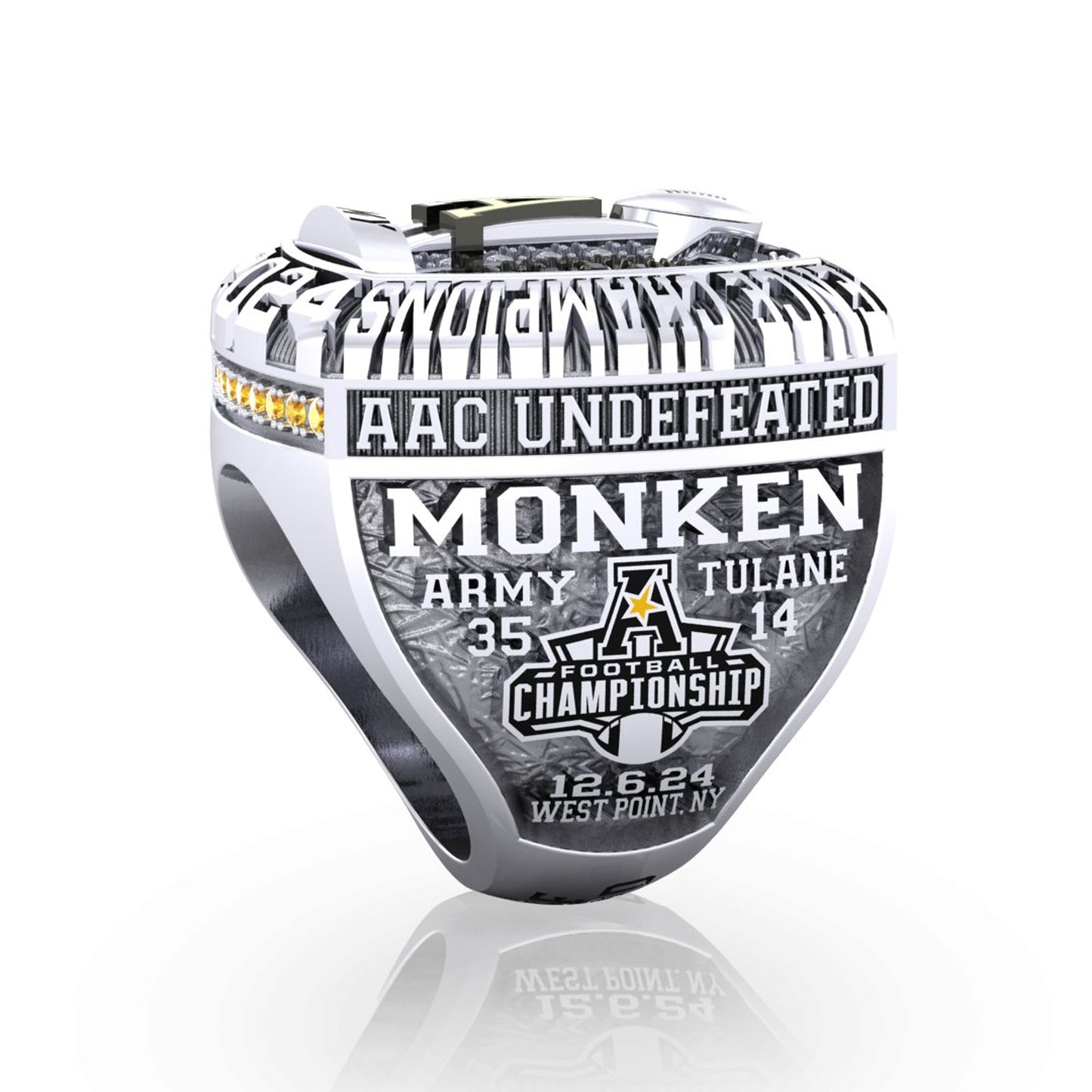 2024 Army Black Knights football american athletic conference Championship rings