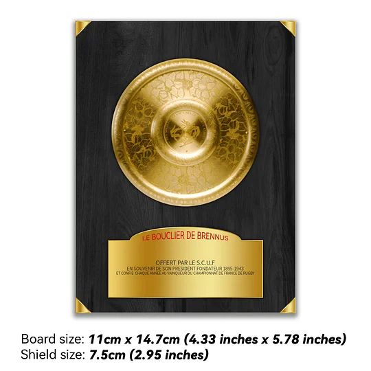 Top14 Bouclier de Brennus Brennus Shield French rugby union club Champions Trophy