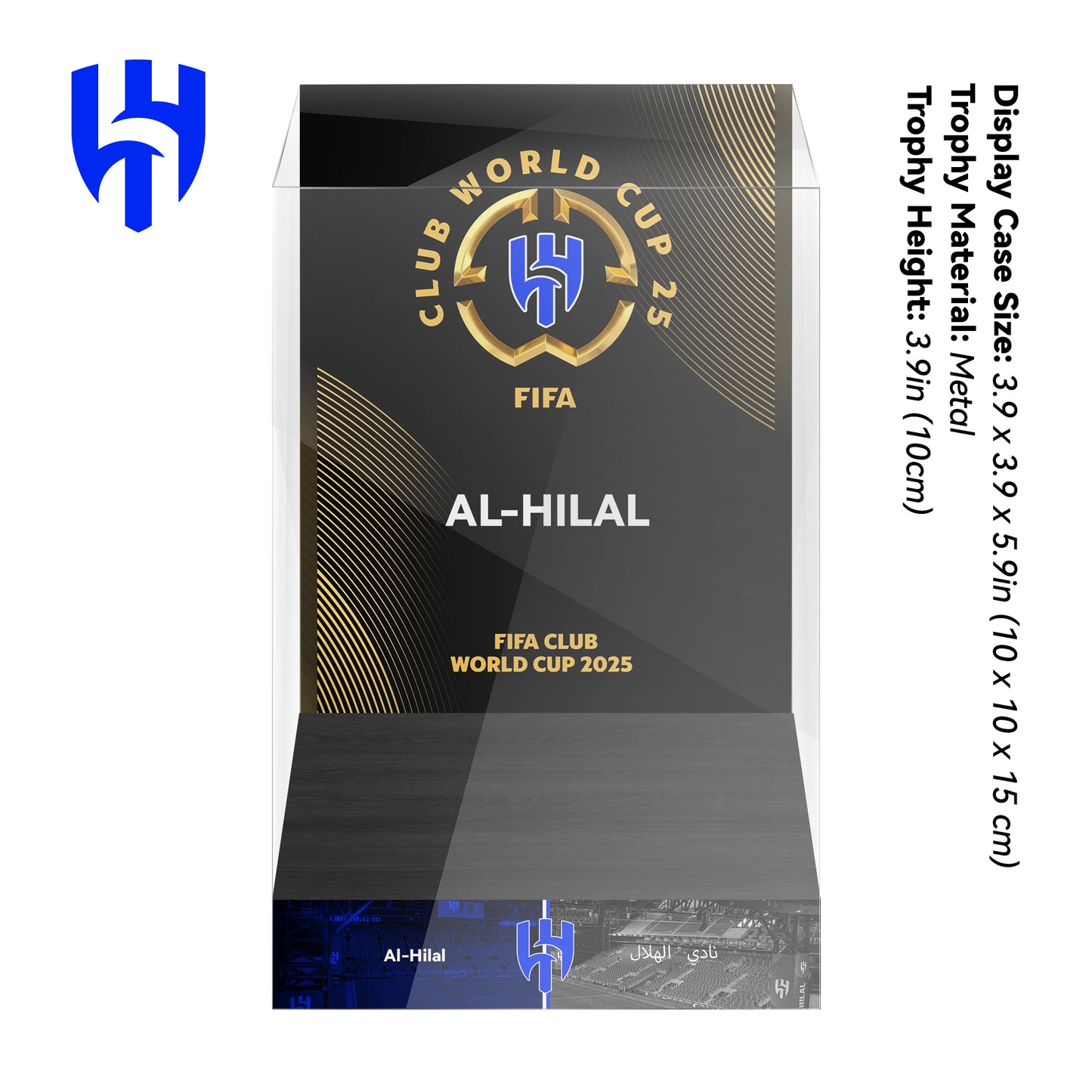 Al-Hilal 2025 FIFA Club World Cup Trophy Display Case