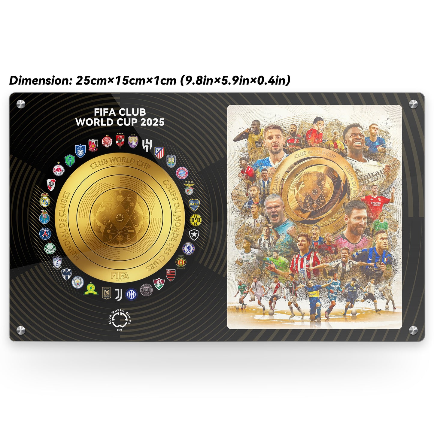2025 FIFA Club World Cup CHAMPIONS WALL DESKTOP REPLICA