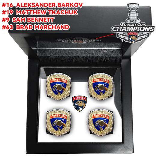 2025 Florida Panthers Stanley Cup Champions Rings Four Players