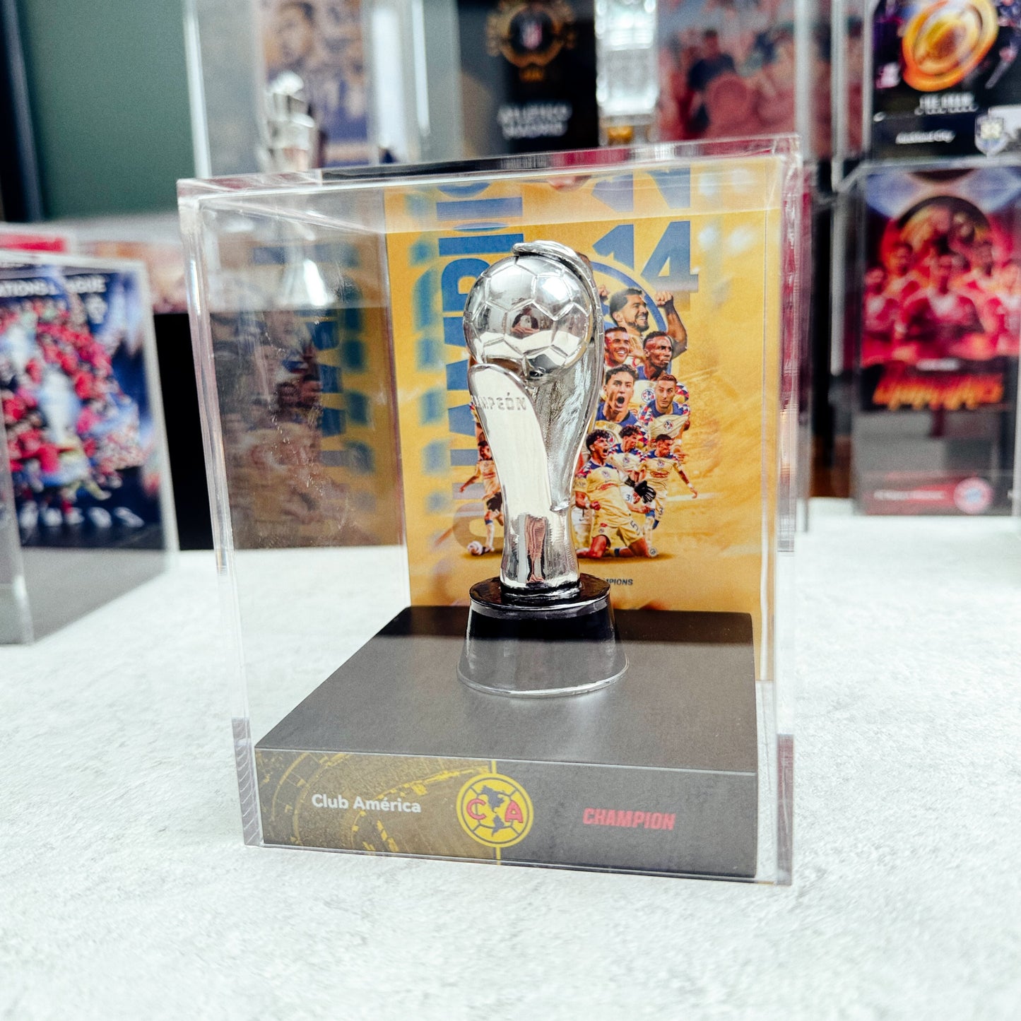 2025 Club América Liga MX Apertura ChampionsTrophy Display Case