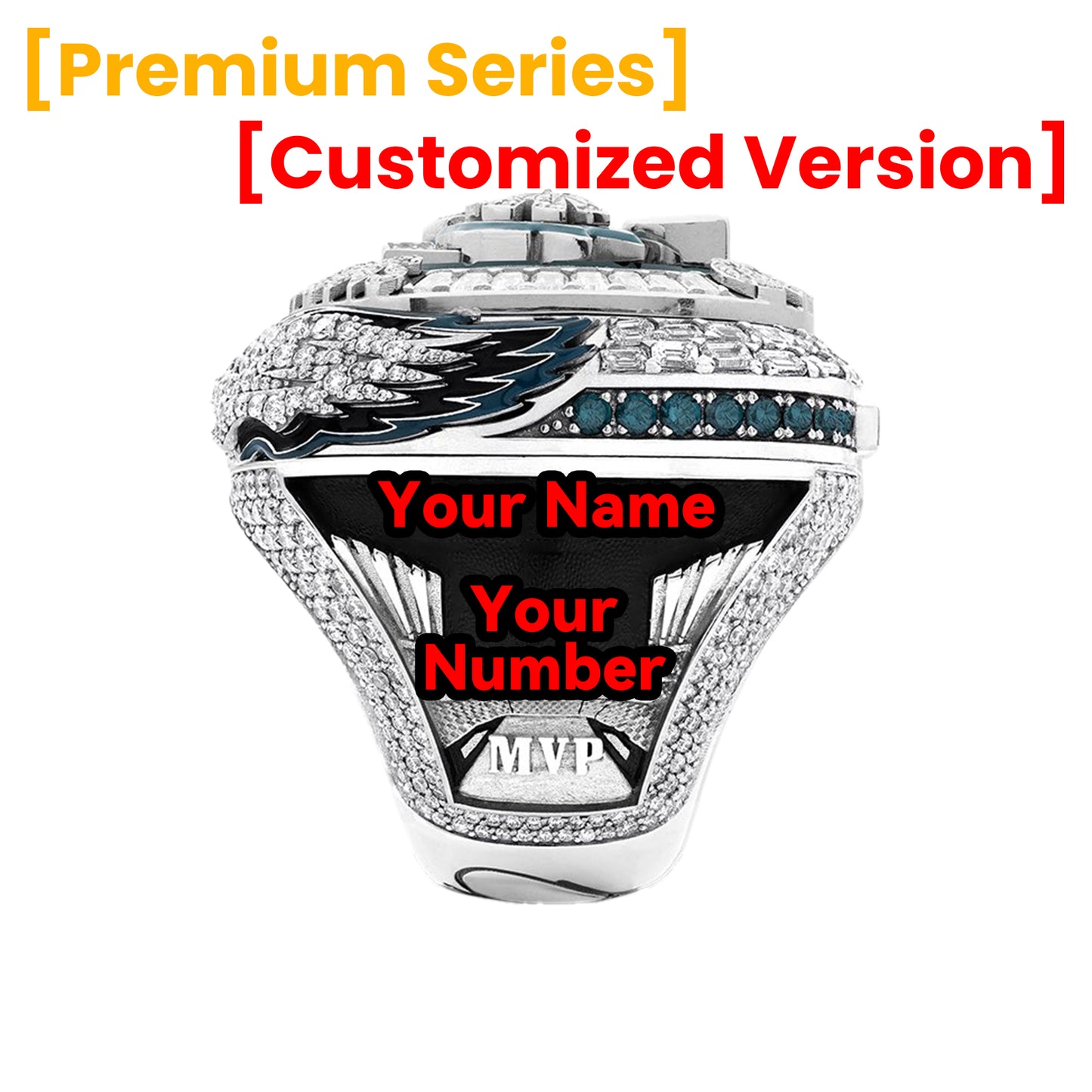 [Premium Version] Philadelphia Eagles LIX Super Bowl Championship Ring