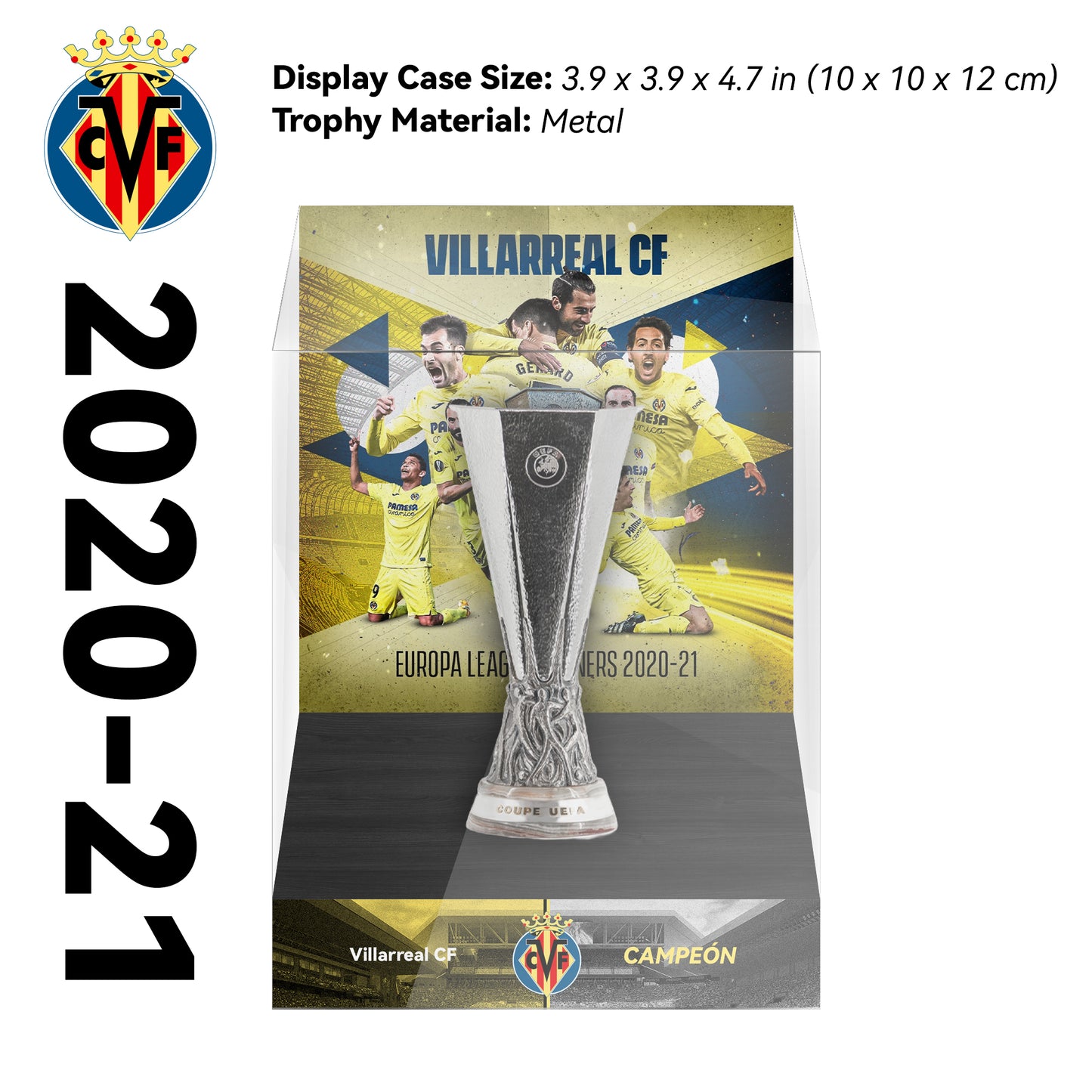 UEFA Europa League Championship Trophy Display Case
