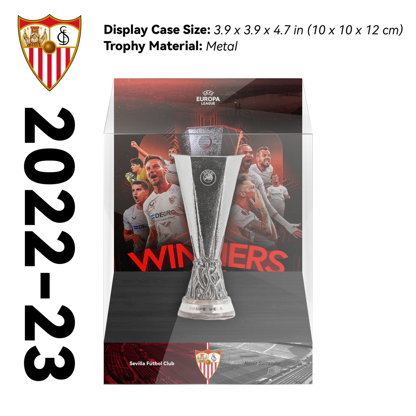 UEFA Europa League Championship Trophy Display Case