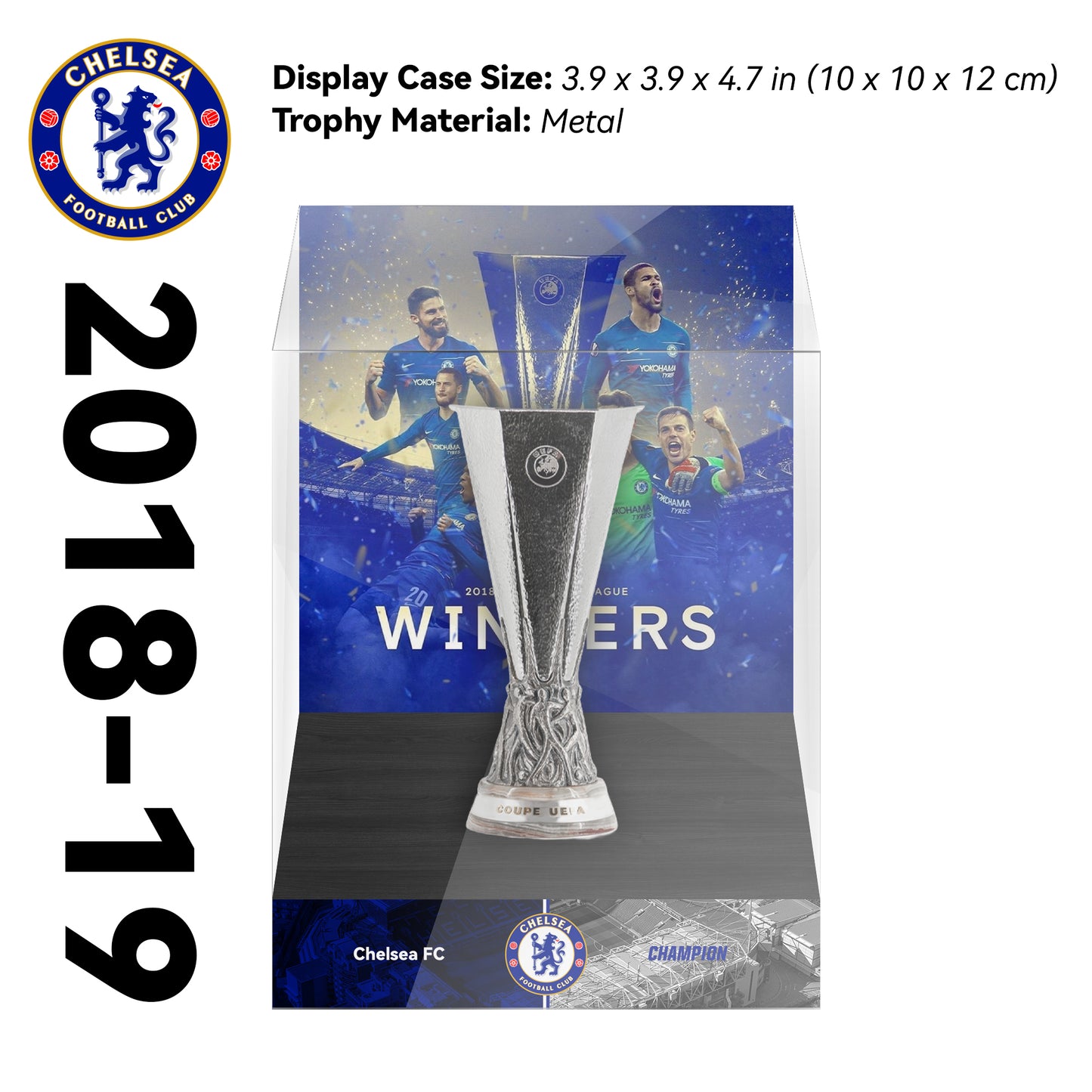 UEFA Europa League Championship Trophy Display Case