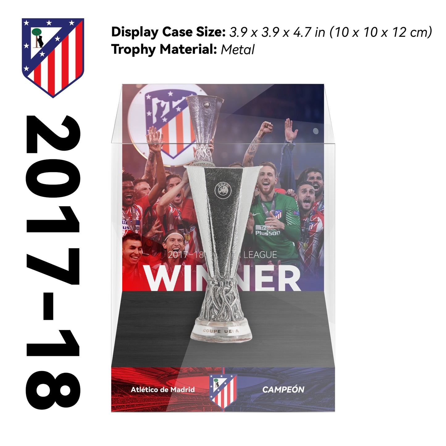 UEFA Europa League Championship Trophy Display Case