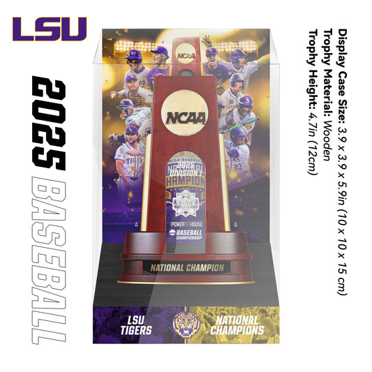 2025 NCAA Division I Baseball National Championship Trophy Display Case