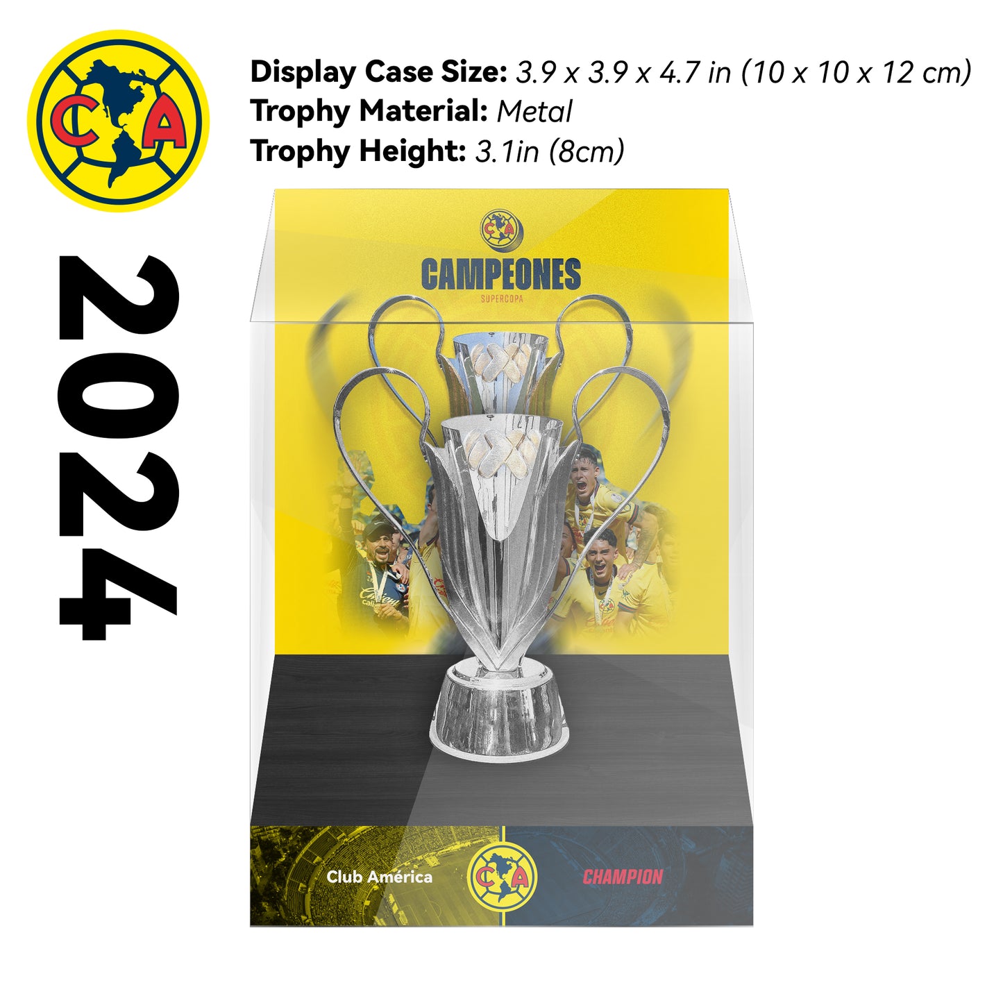 Supercopa de la Liga MX Championship Trophy Display Case