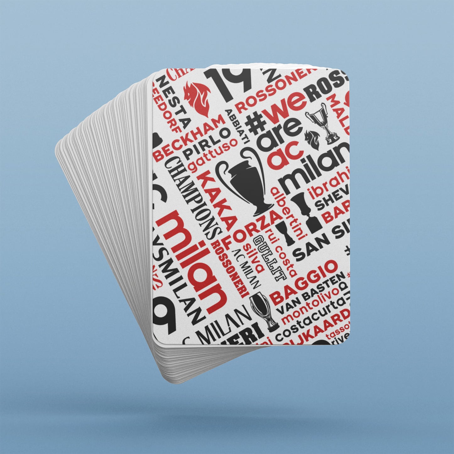 AC Milan Legend Commemorative Collection Poker Cards Collectible Cards