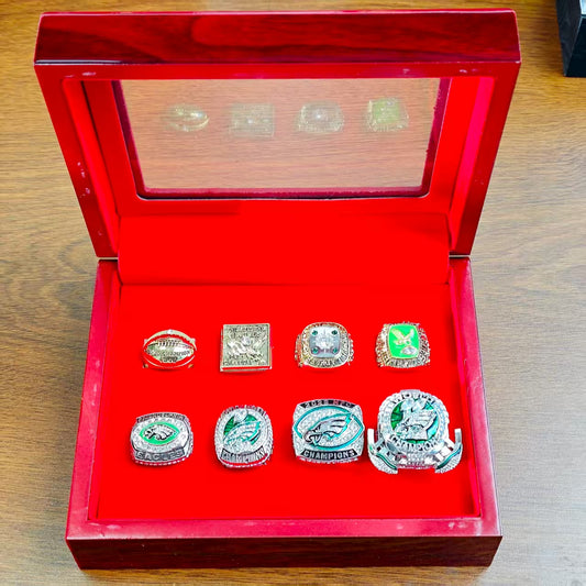 Philadelphia Eagles 8-Piece Championship Ring Set